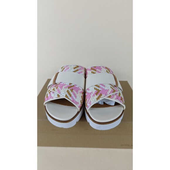 Gentle Souls Lavern Strap Slides Platform Sandals Womens 9 M Pink Shoes $189 NWB - Picture 4 of 10